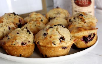 Maple Blackberry Breakfast Muffins